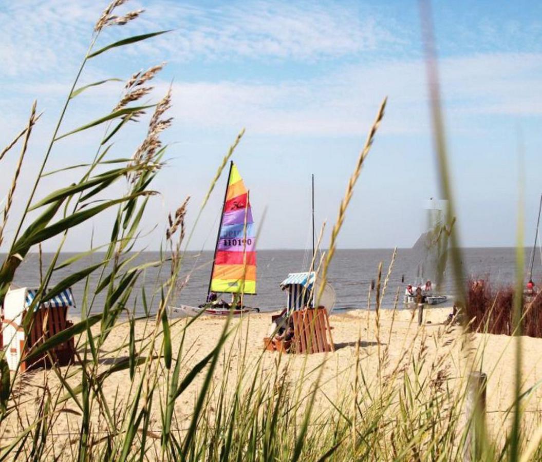 Schicke Fewo 150M Vom Strand Kostenlos Wlan Grosses Schwimmbad Sauna Cuxhaven Exterior foto